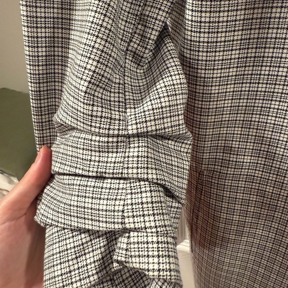 Rachel Zoe Black and White Checkered Blazer - Picture 3 of 5